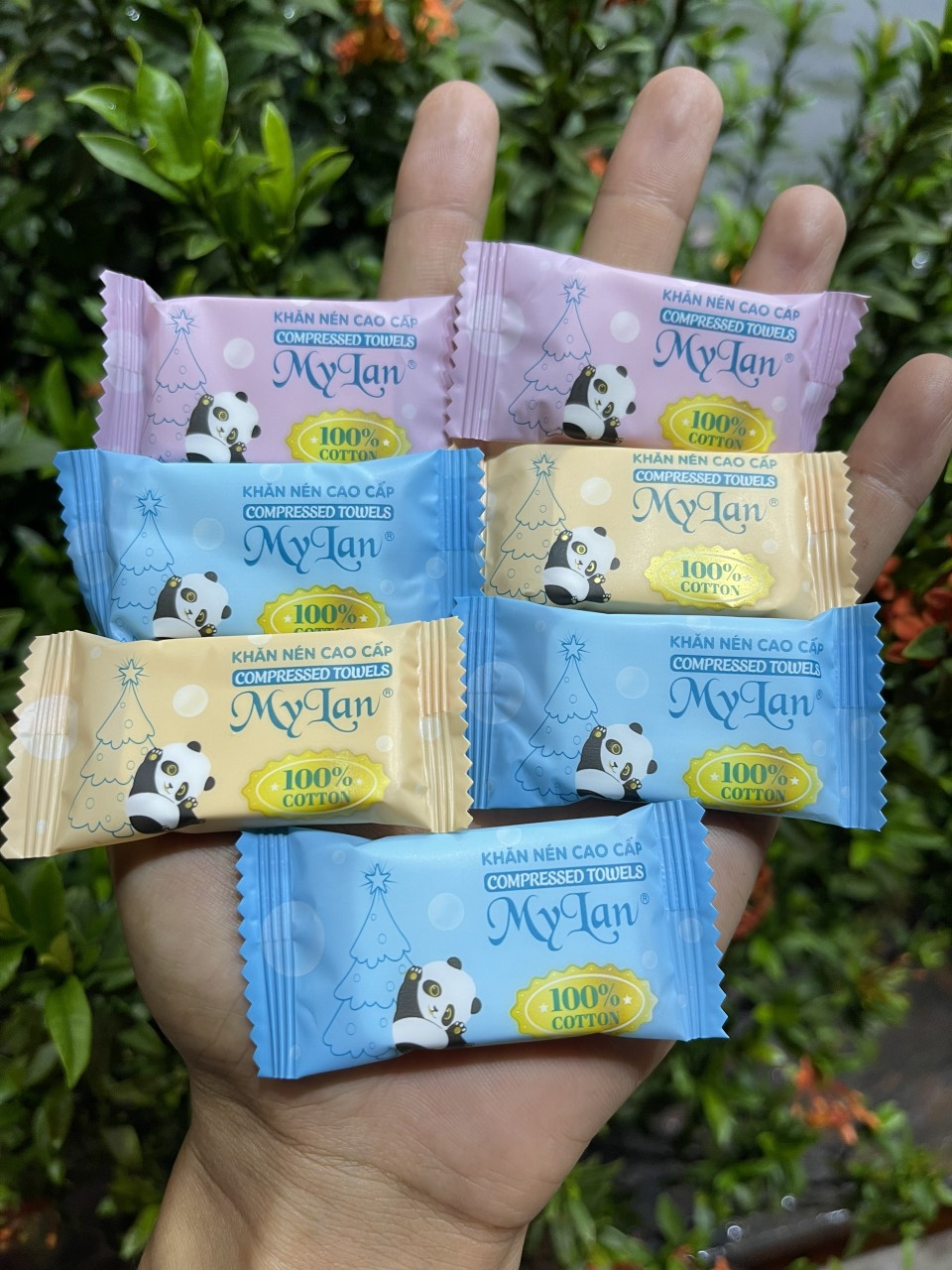 ( Hàng siêu tiện ích) khăn nén cao cấp my lan