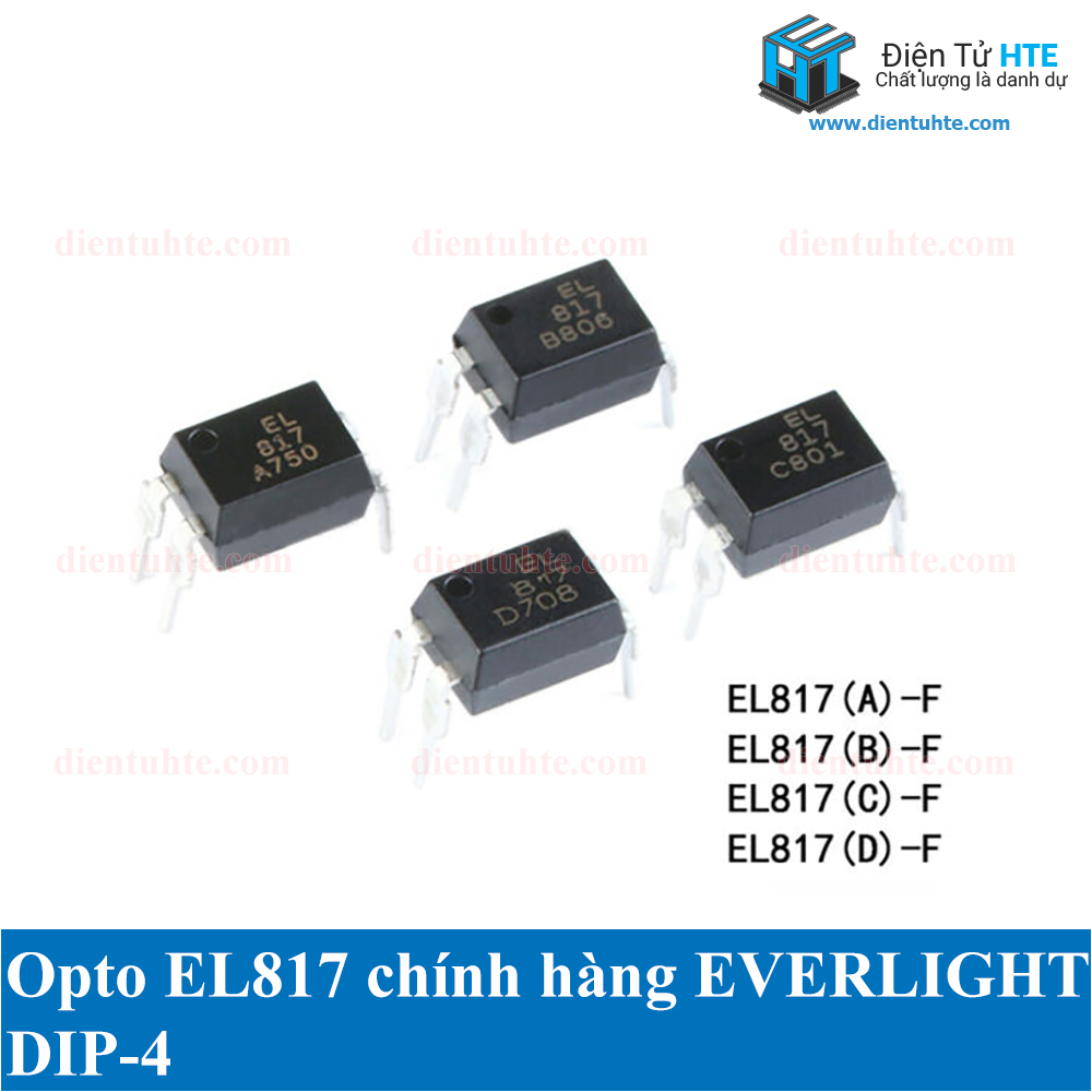 [Combo 50] Opto cách ly quang EL817 DIP-4 EVERLIGHT