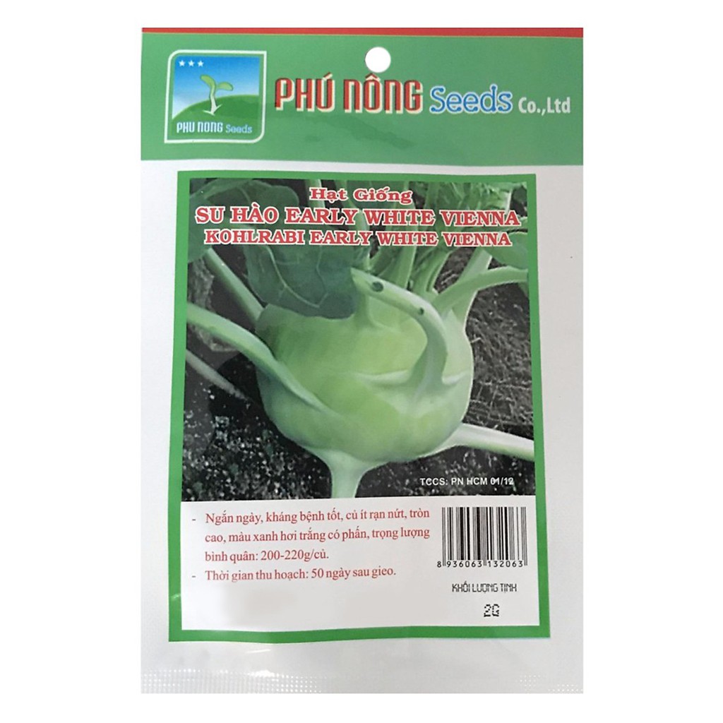 Hạt Giống Su Hào Phú Nông 2 Gram