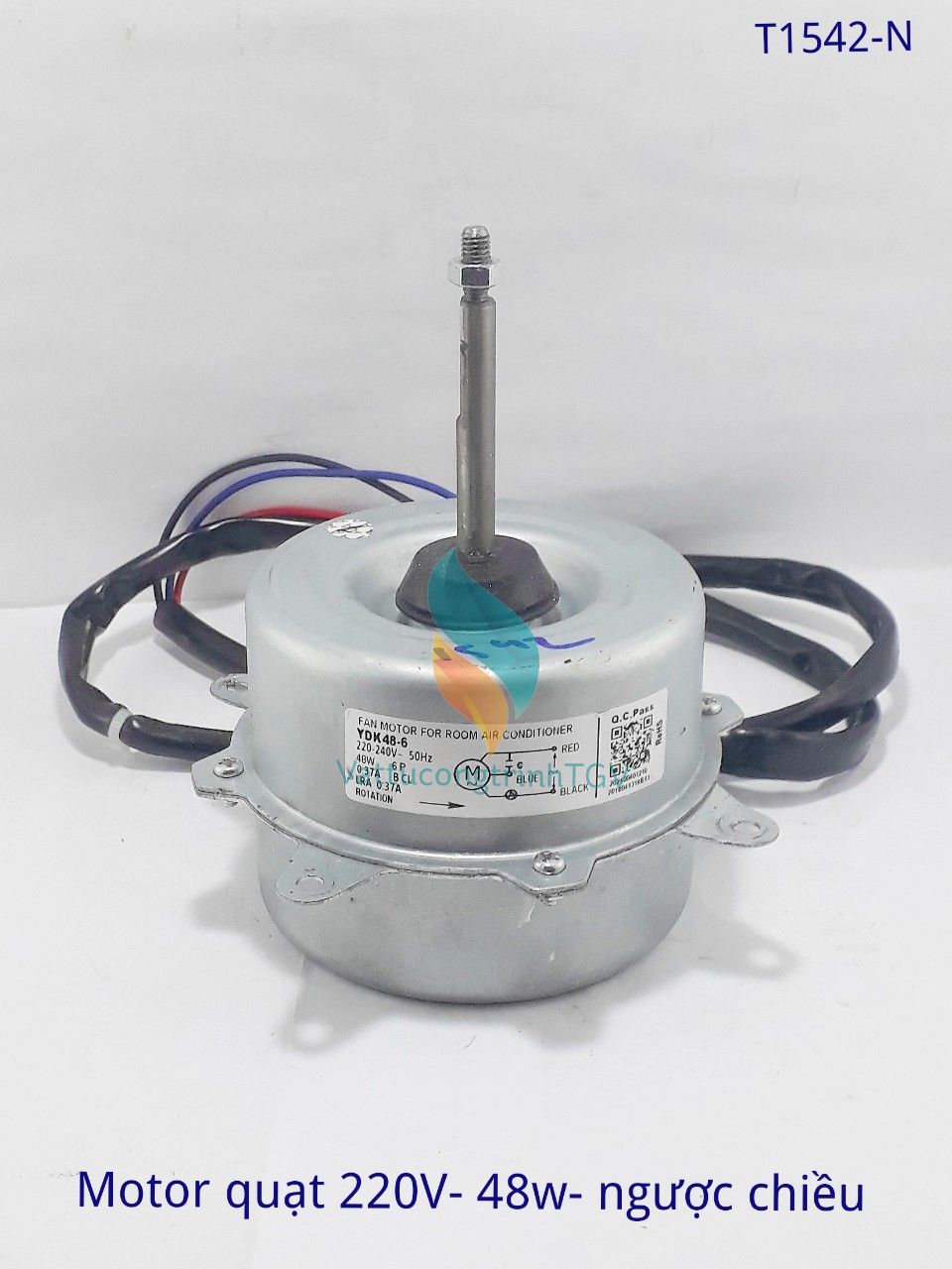 Motor quạt dàn nóng điều hòa 220V-48W-ngược chiều