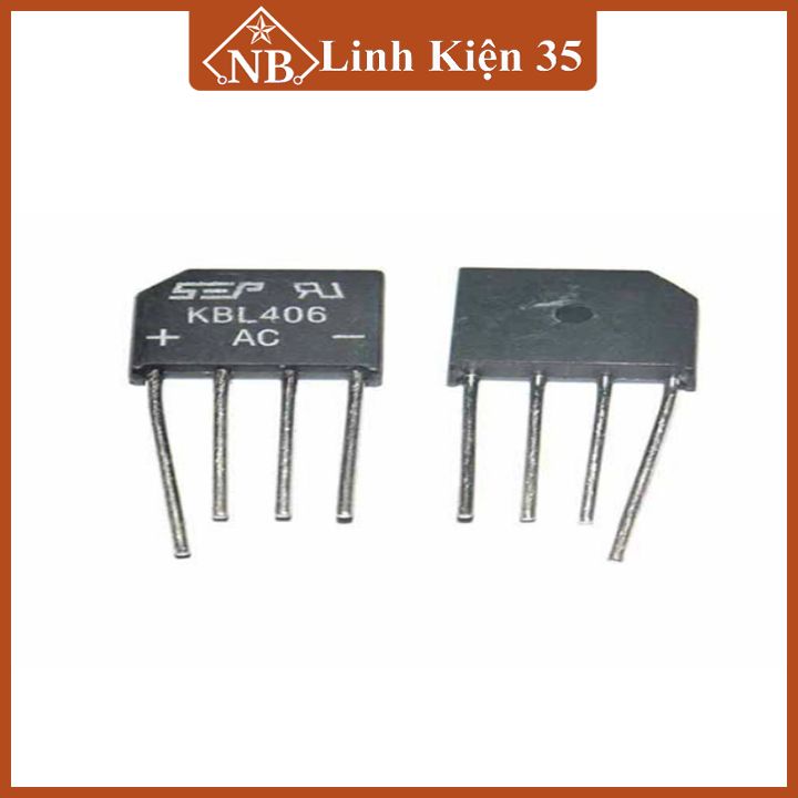 Diode cầu các loại dẹt 1A, 2A, 3A, 4A, 5A, 6A, 10A
