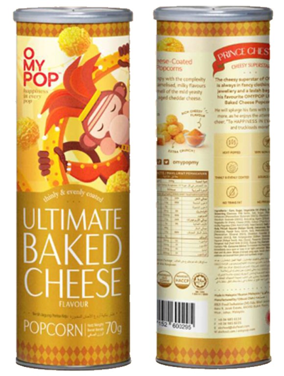 [FREESHIP MAX] SNACK BẮP RANG OMYPOP ĐỦ VỊ 70G [GoldFood Shop]