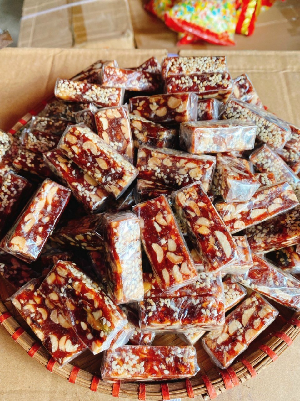 Kẹo Chuối Đậu Phộng Mè Gừng 500G