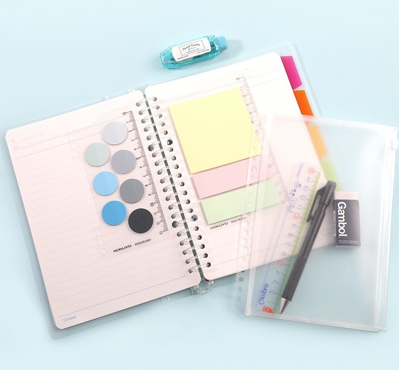 [HCM]TÚI ZIP CHO PLANNER NHIỀU LỖ