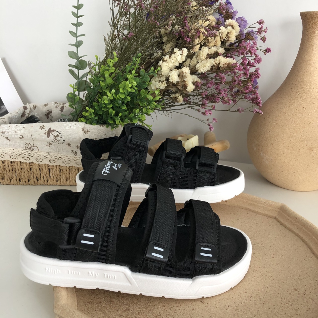 dép quai hậu sandal học sinh mẫu mới 2023 hàng cao cấp kèm clip