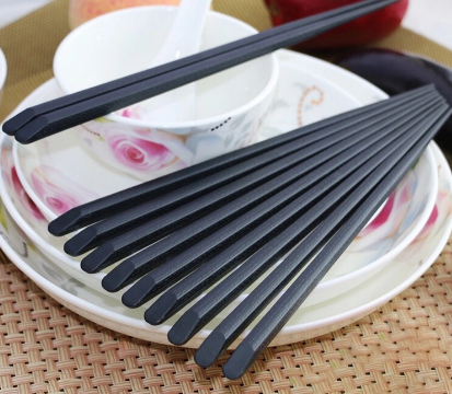 Sét 10 Đôi Đũa Kiểu nhật đầuMóng Tay Melamine Chịu Nhiệt