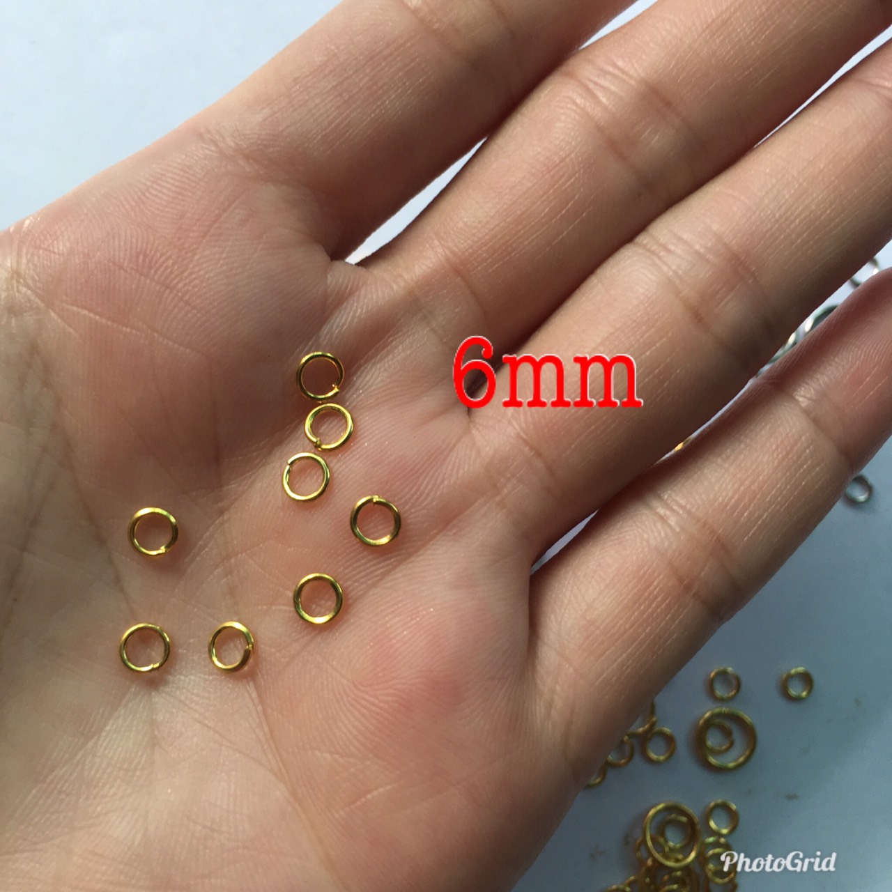 Khoen tròn 4-10mm nối trang sức handmade (đã cắt rãnh)