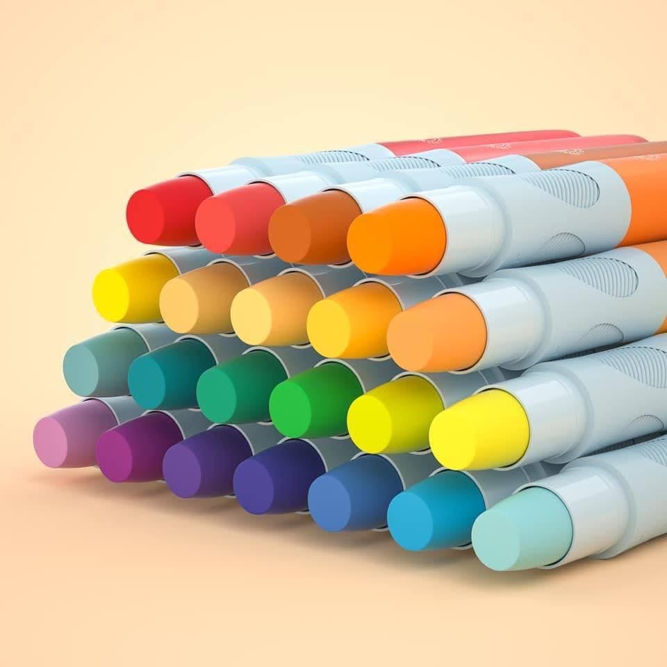 MIDEER SILKY CRAYON - Sáp màu cao cấp cho bé