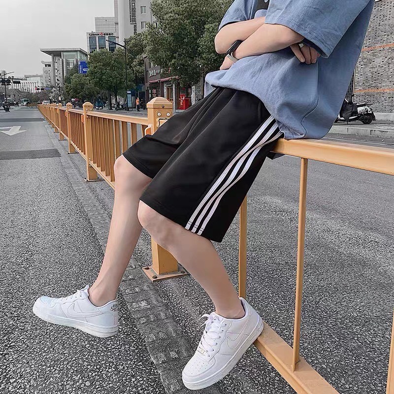 ✅ Quần SHORT ỐNG SUÔNG 3 SỌC
