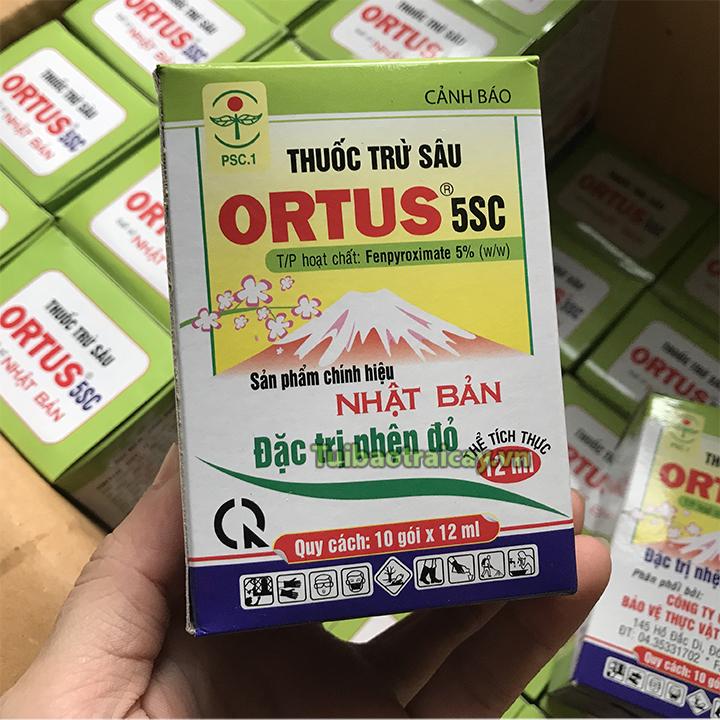 Đặc trừ nhện đỏ Ortus 5SC gói 12ml
