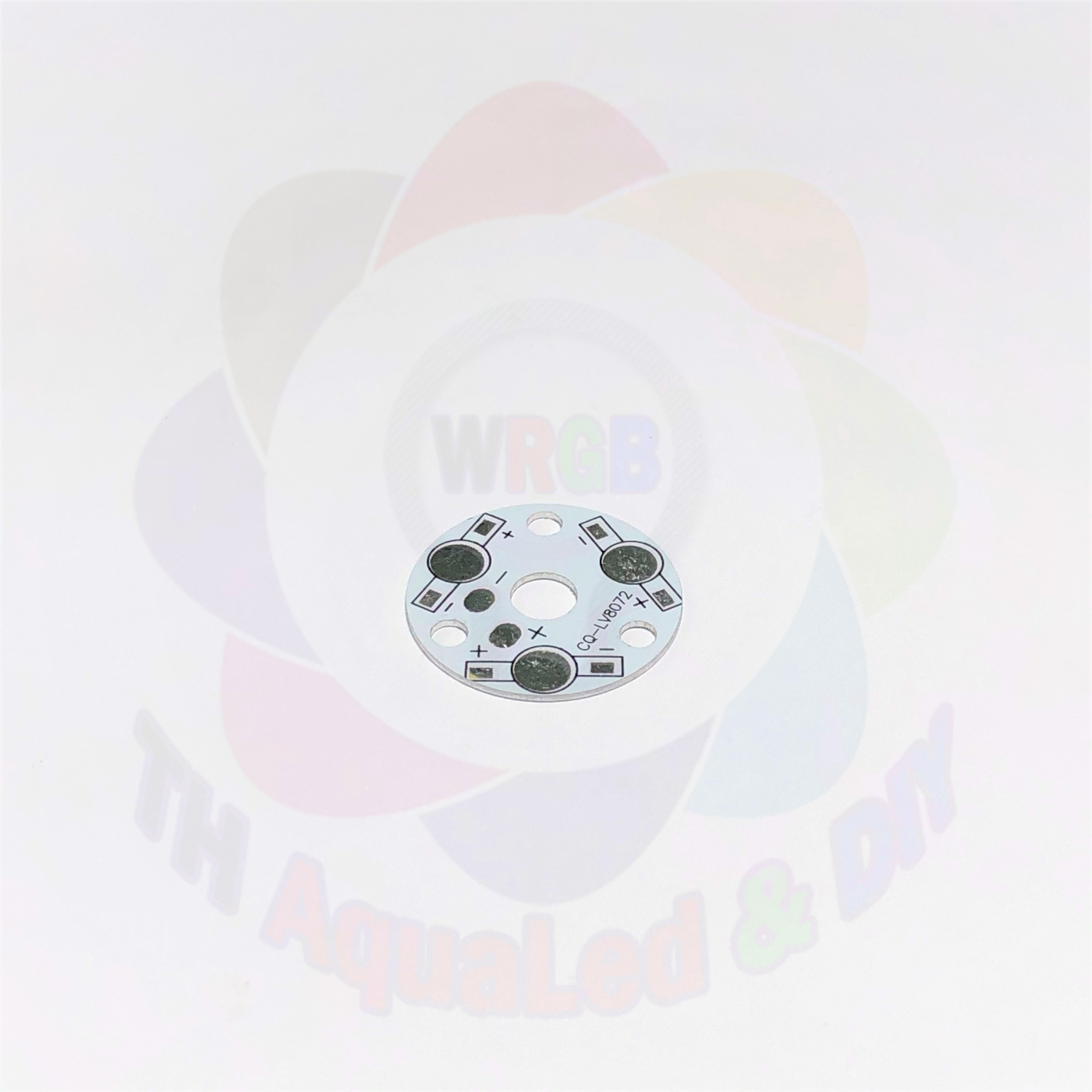 Mạch 3 LED Luxeon đế mạch 3 vị trí nối tiế dùng nguồn 9 volt cho đèn LED Luxeon mạch chuẩn dày chất lượng ít hao nguồn. Combo 5 cái