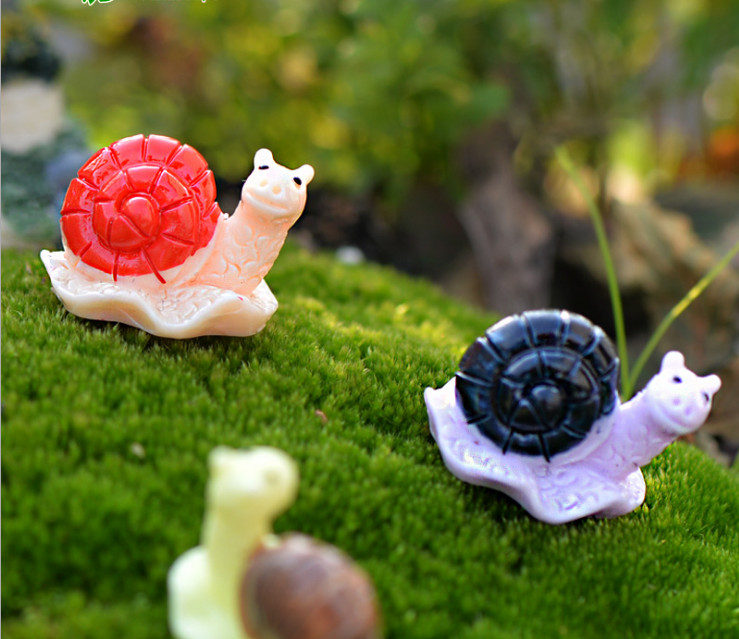 [HCM]Mô hình ốc sên trang trí tiểu cảnh terrarium ( màu ngẫu nhiên )