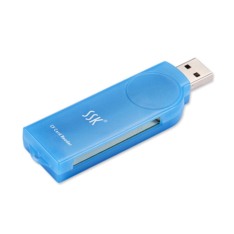 【New in stock】Smart SSK SCRS028 USB 2.0 Interface External Card Reader, Supports CF Card / MD new sale