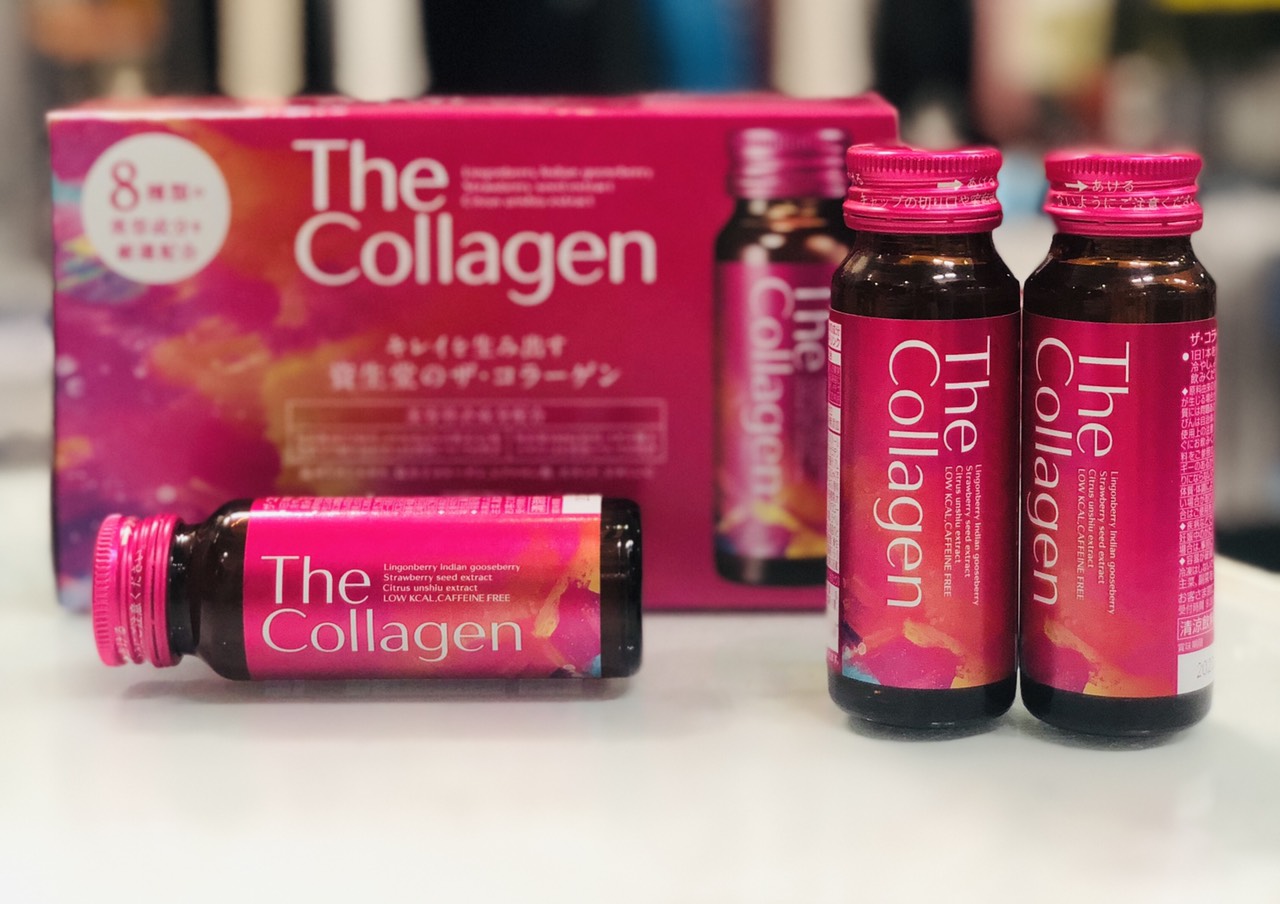 Lốc 10 chai The Collagen Shiseido Nhật Bản 50ml/chai nước uống trắng da, dưỡng ẩm, giảm nhăn