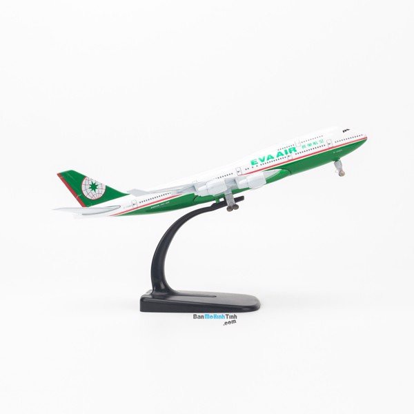 [HCM]Mô hình máy bay Eva Air Boeing B747 20cm Everfly