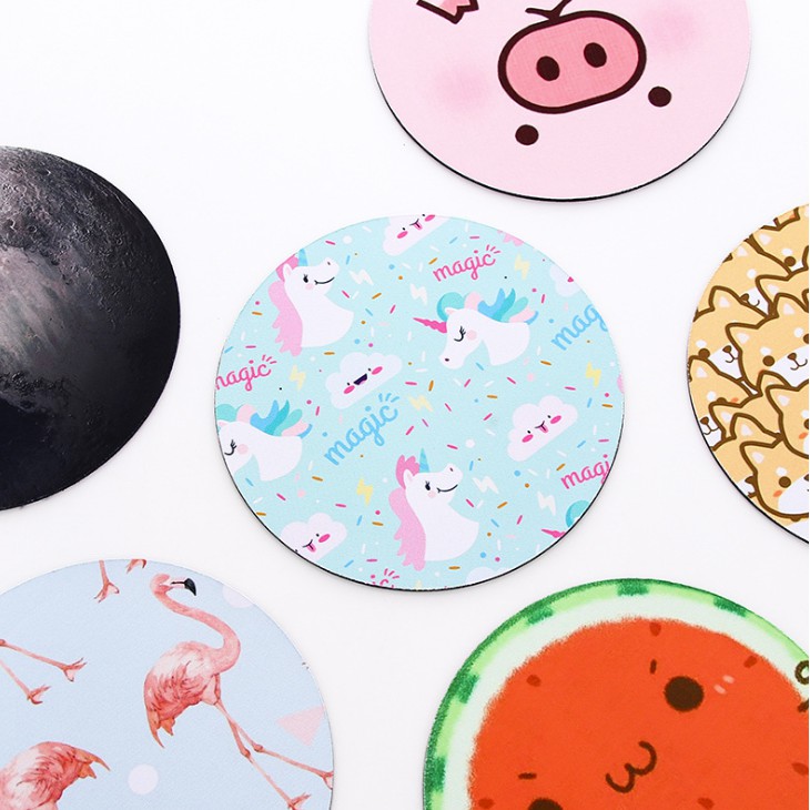 [HCM]Tấm lót chuột văn phòng | hình tròn lớn - dễ thương giúp các game thủ điều khiển con chuột theo ý muốn của mình thích hợp với chuột quang và chuột laser