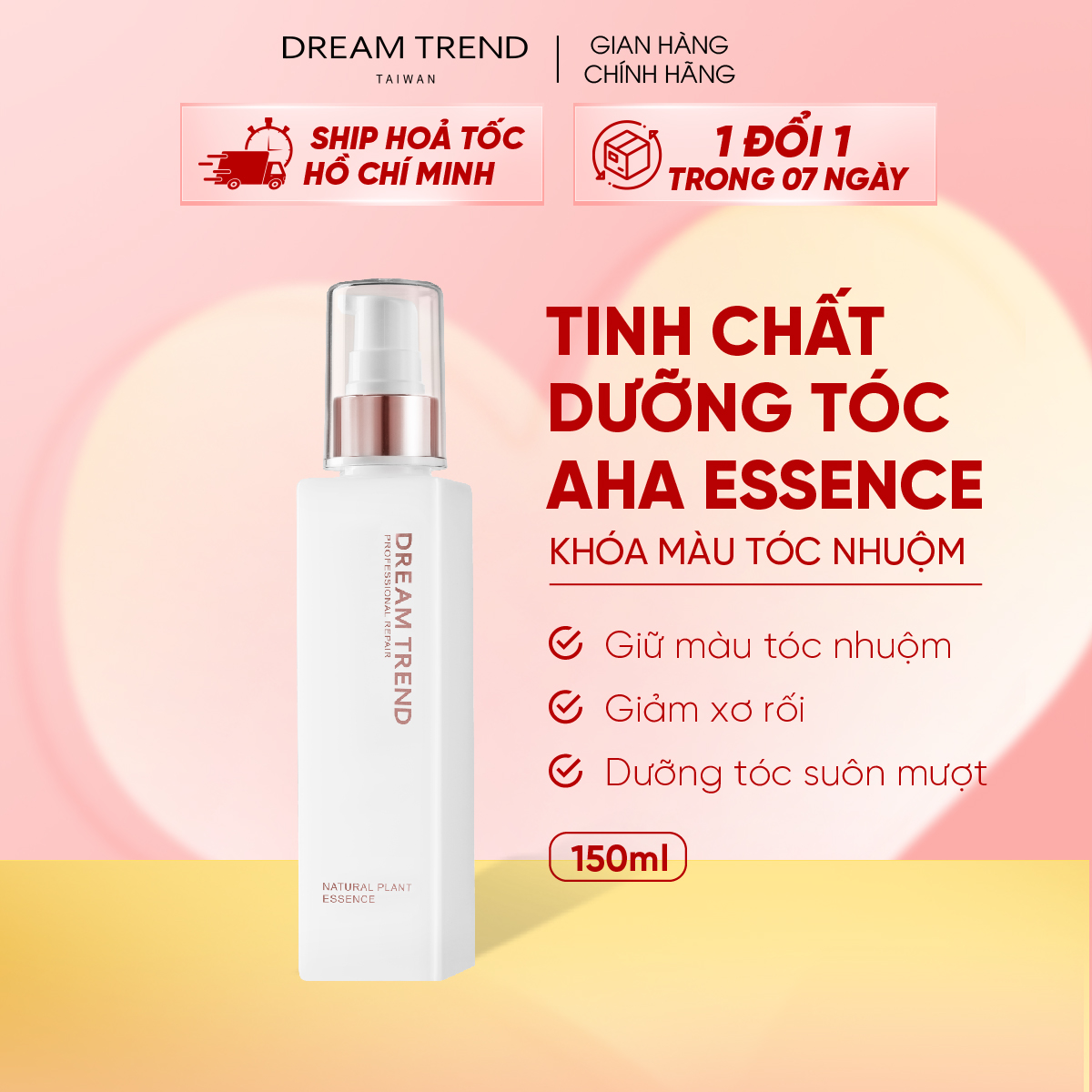 Combo Dưỡng tóc và dầu gội DREAM TREND Giữ Màu Tóc Nhuộm