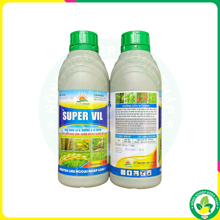 Thuốc Trừ Bệnh MEKONGVIL 5SC Hiệu SUPER VIL (Chai 1 lít)