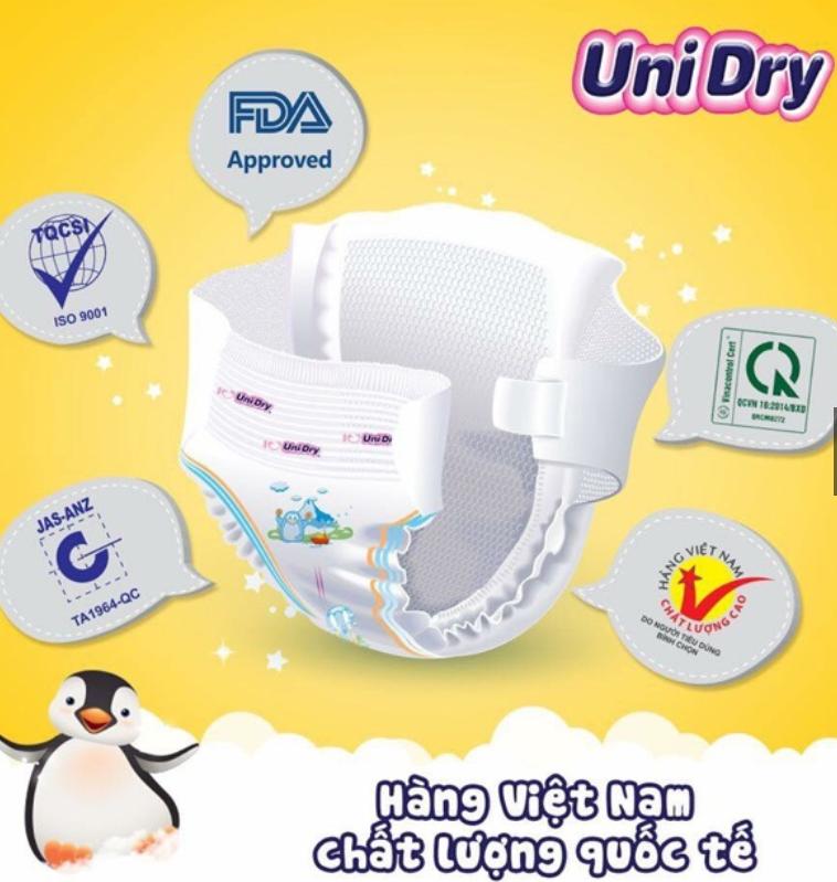 Combo 2 bịch tã dán Unidry S46*2/M42*2/L38*2/XL34*2