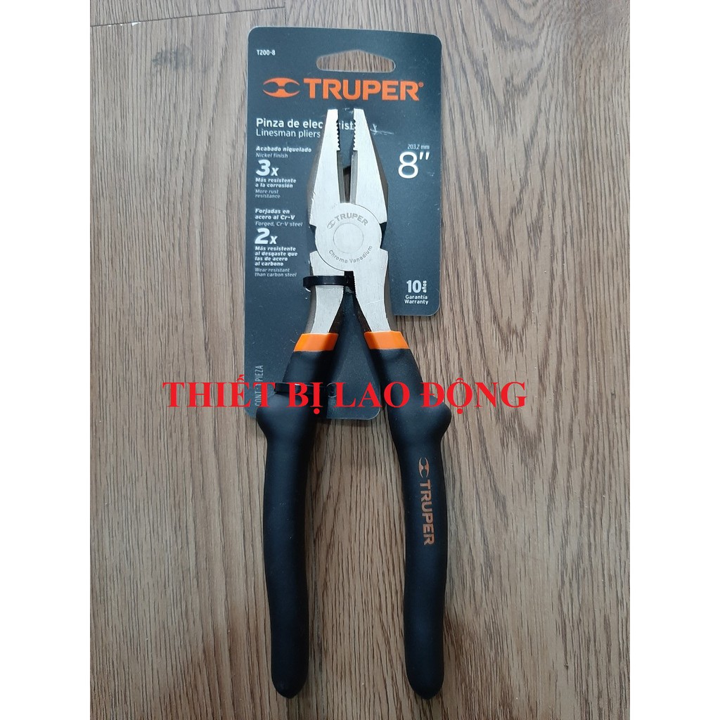 Kềm răng 200mm Truper 17308