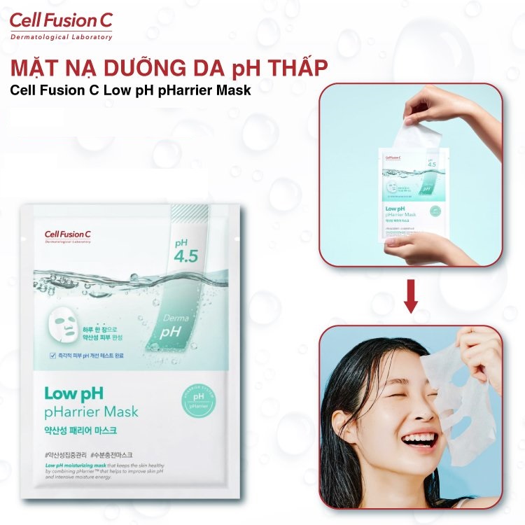 Mặt nạ cấp ẩm Và cân bằng độ pH - Cell Fusion C Low pH pHarrier Mask |  Lazada Việt Nam