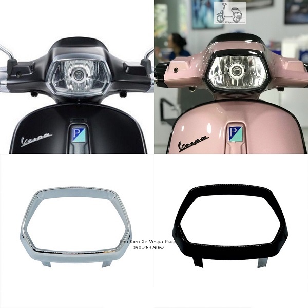 Viền Đèn Pha Vespa Sprint Loại Halogen
