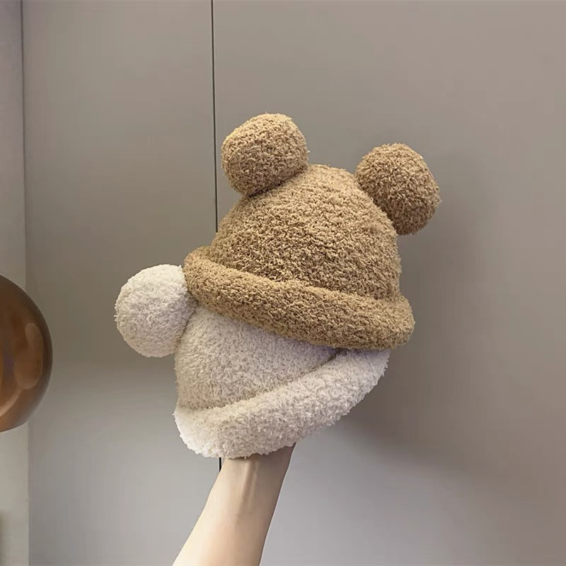 Mũ len lông cừu tai MICKEY cho bé yêu