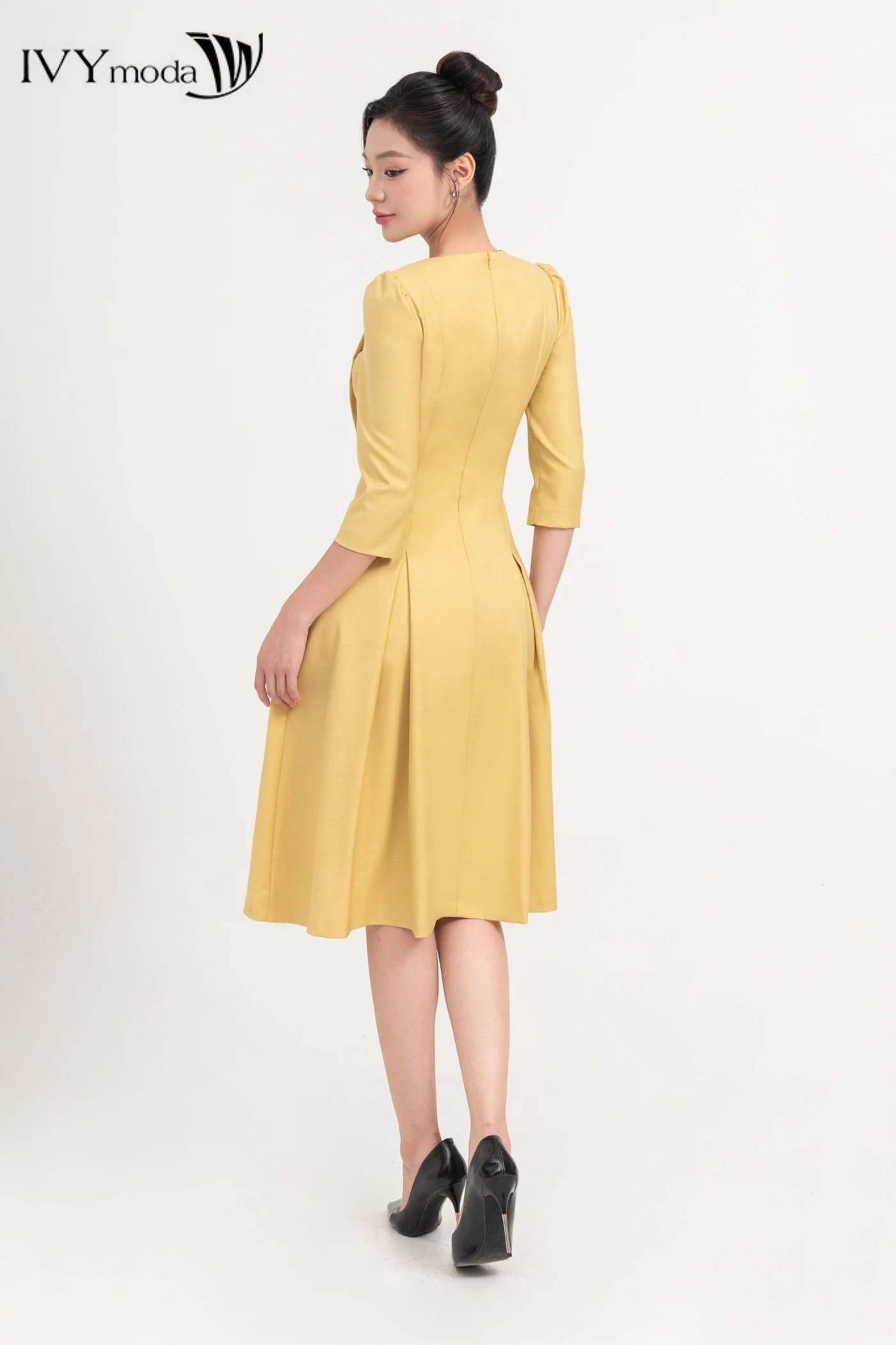 Đầm xòe tay lỡ IVY moda MS 48M8591