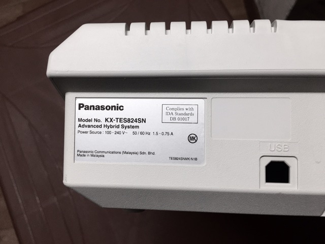 TỔNG ĐÀI PANASONIC KX-TES824 (3 vào 16 ra)[Hàng Bãi-Bảo Hành 12 Tháng]
