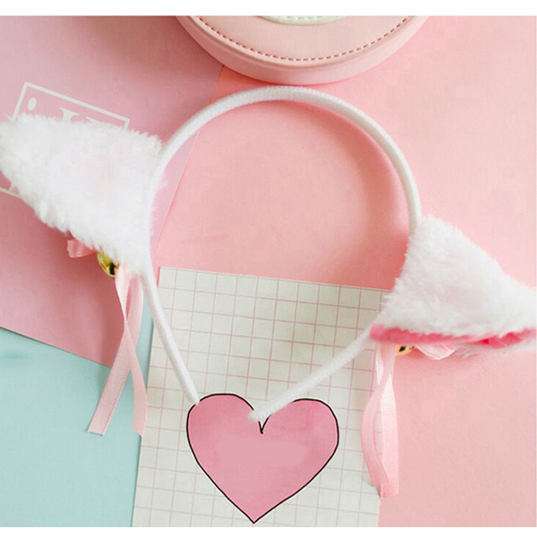 Cài tóc tai mèo có chuông dễ thương