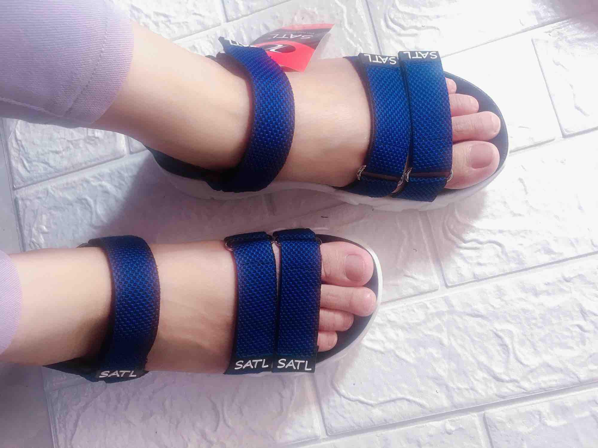 Giày sandal Satl nữ quai ngang siêu nhẹ
