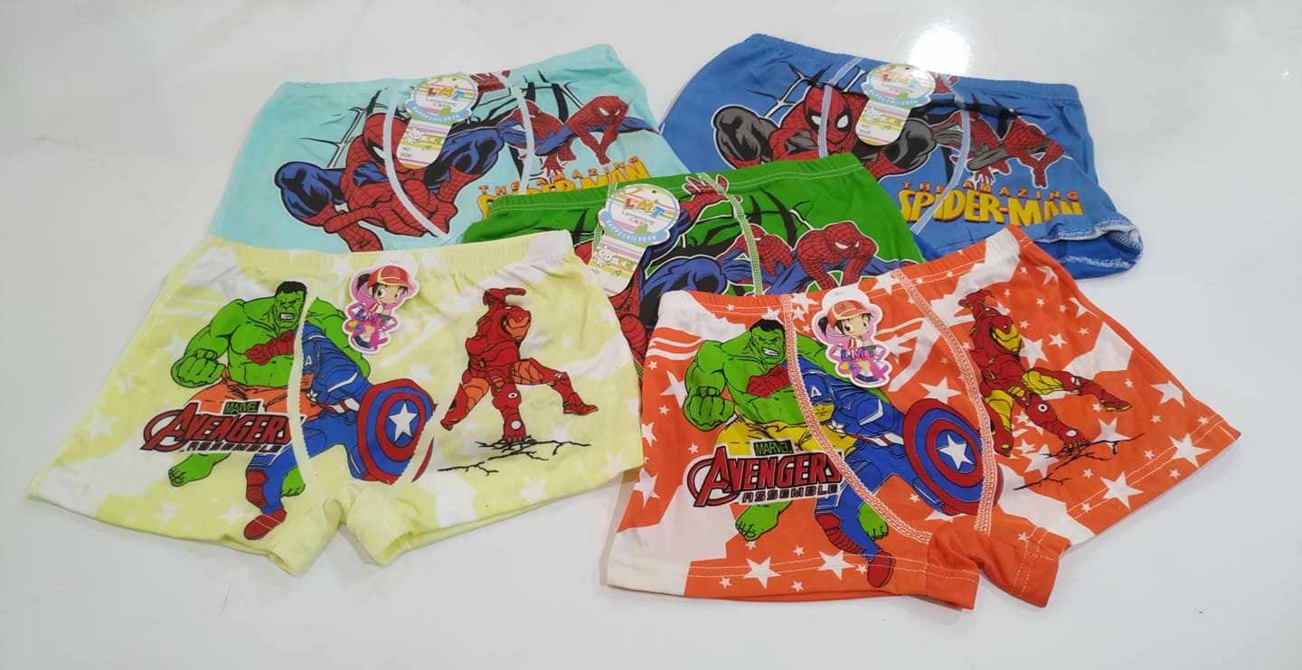 Combo 5 quần chip đùi cho bé trai