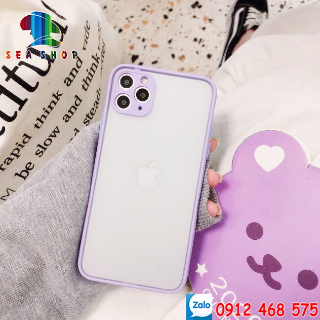 Ốp lưng iphone viền nhựa dẻo - lưng nham- iphone 12 pro max,13 pro max -kính cường lực 21d
