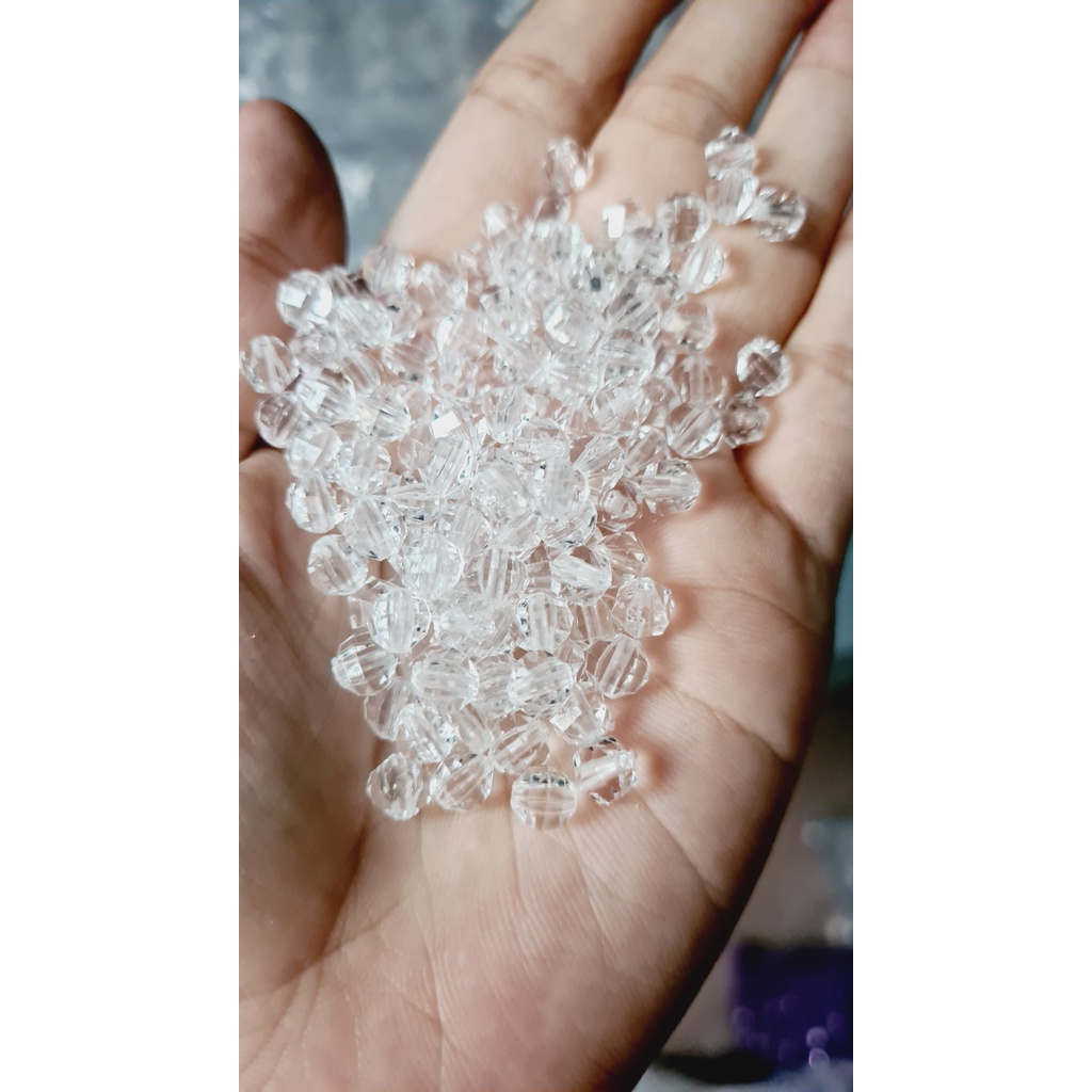 Hạt cườm góc mới 6mm làm rèm trang trí handmade