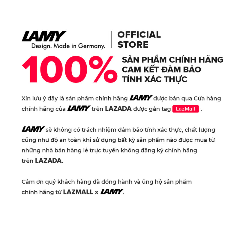 Bút máy cao cấp LAMY studio Brushed (065)