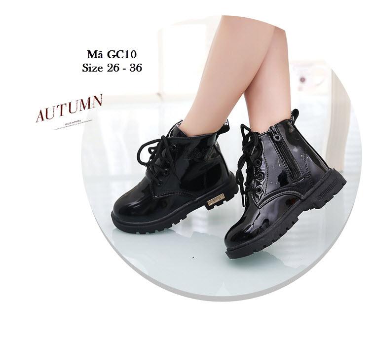 Bốt cổ cao bé gái 3 - 10 tuổi GC10