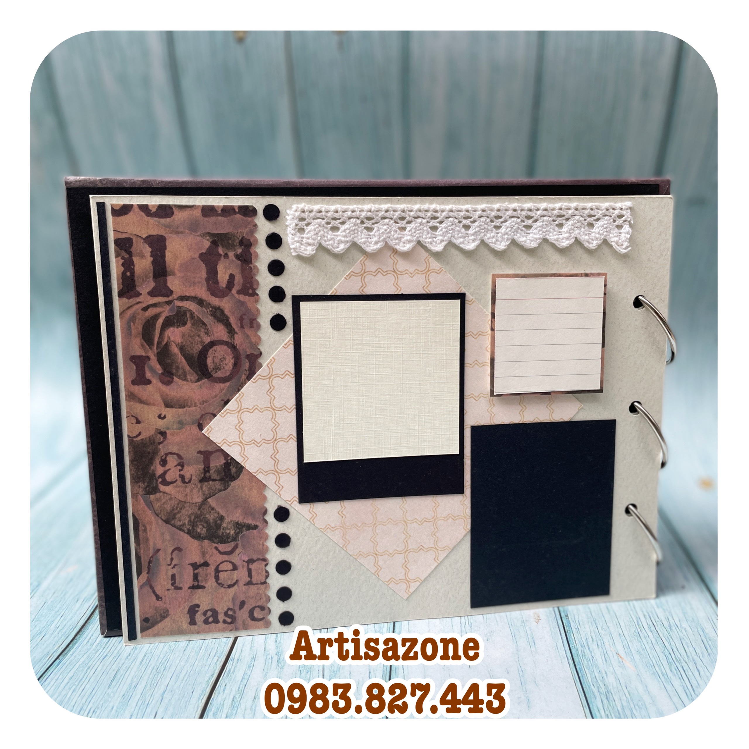 Scrapbook, album dán ảnh handmade (Mô tả sản phẩm chi tiết bên dưới bài viết)
