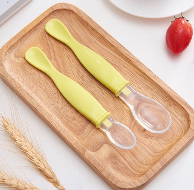 Sét 2 thìa Silicon ăn dặm siêu mềm (1 to + 1 nhỏ)