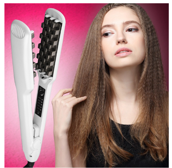 Máy dập phồng 5 chế độ hỗ trợ tạo kiểu tóc có thể sử dụng khô / ướt tiện lợi/máy dập xù, dập phồng tóc chân vuông