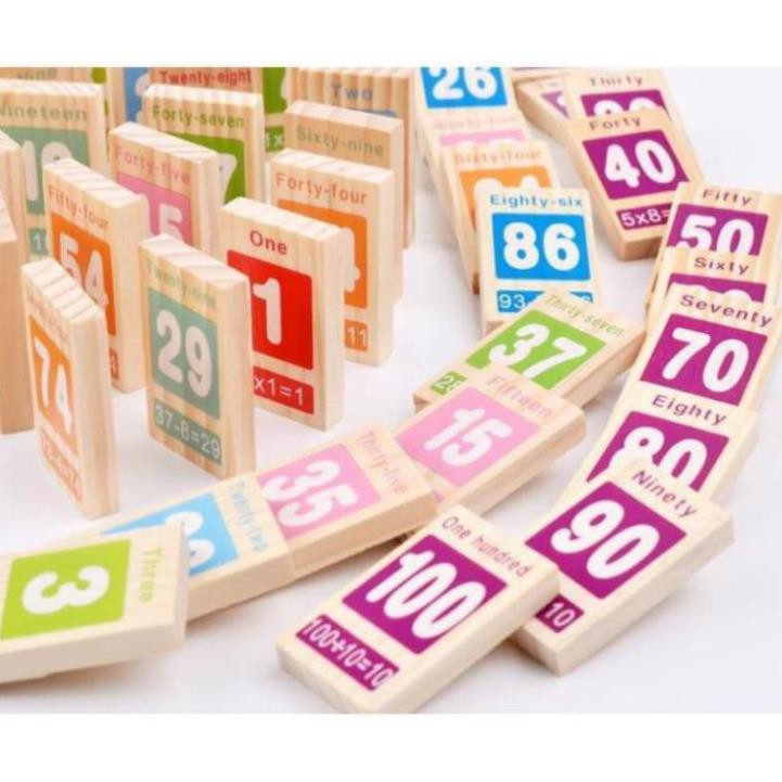 Domino số học 100 thanh