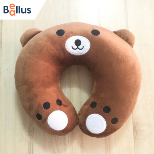 [HCM]Gối kê cổ chữ U Gấu nâu