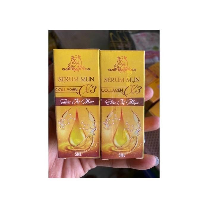Serum siêu ngăn ngừa mụn Collagen X3 5ml