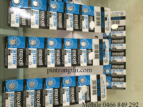 [HCM]Pin Đồng Hồ Đeo Tay Maxell SR721SW