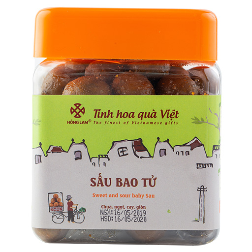 Ô Mai (Xí Muội) Sấu Bao Tử - Vị Chua Cay Giòn