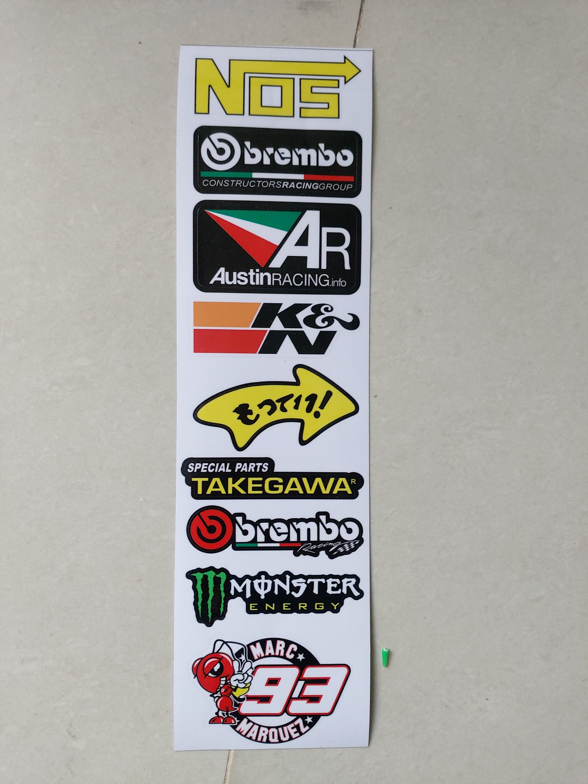Tem logo sticker dán trang trí xe máy trọn bộ