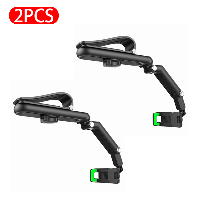 Phone Holder Car Sun Visor Clip 1080 Degree Rotatable Seat Hanging Mount for 4-7 Inch Phones