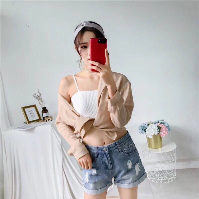 Áo hai dây lửng HOT NEW