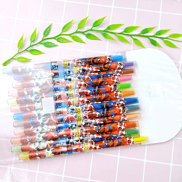 Sáp Vặn 12 Màu Dài Rolling Crayon 12 Màu (2525-12) ( Bé Trai, Bé Gái )