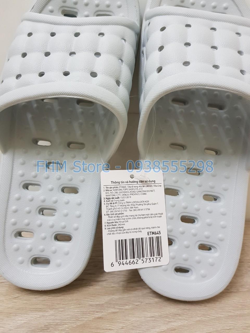 Dép Đi Trong Nhà Tắm Lock&Lock