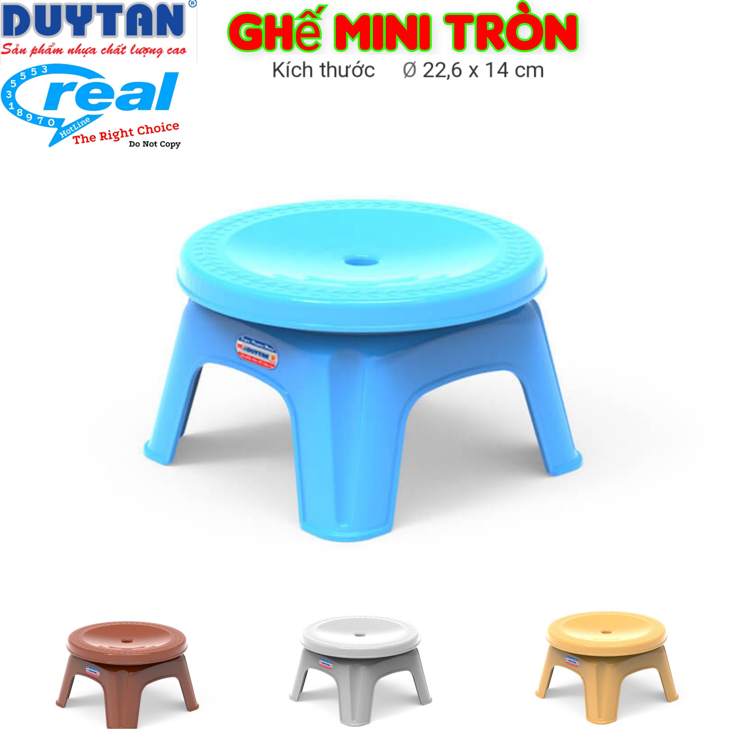 Duy Tan Mini Round Plastic Chair
